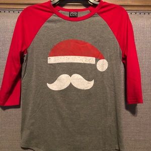 Santa quarter length sleeve shirt